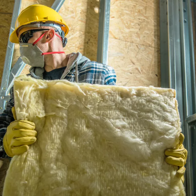 Worker with Insulation